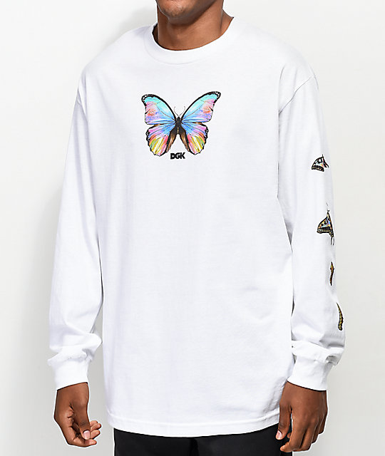 DGK Metamorphosis White Long Sleeve T-Shirt | Zumiez