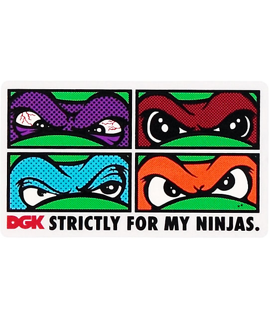 DGK My Ninjas Sticker Zumiez