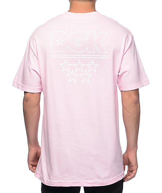 Dgk Pastel Logo Pink T Shirt Zumiez