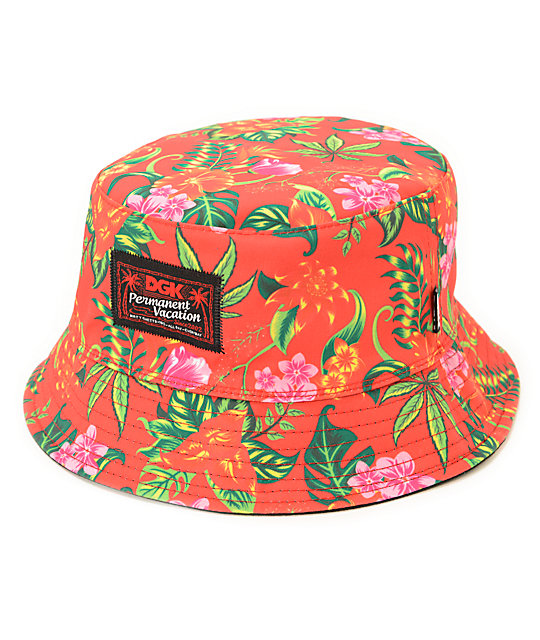 DGK Permanent Vacation Reversible Bucket Hat | Zumiez