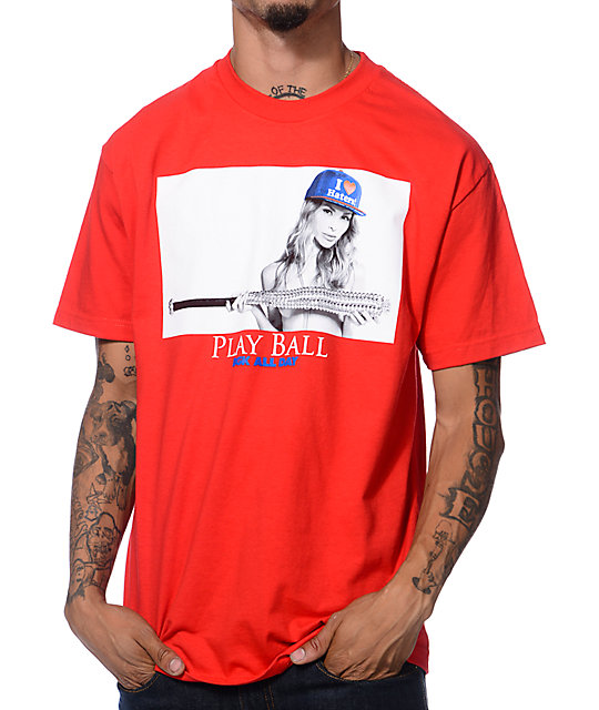 you play ball like a girl shirt