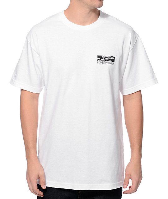 DROPOUT CLUB INTL Bonethrower Bandana White T-Shirt | Zumiez