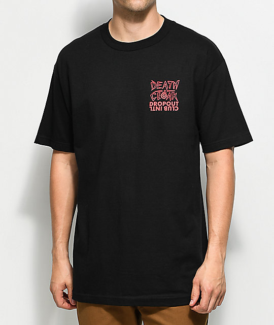 DROPOUT CLUB INTL. X Death Cloak Sin Black T-Shirt | Zumiez