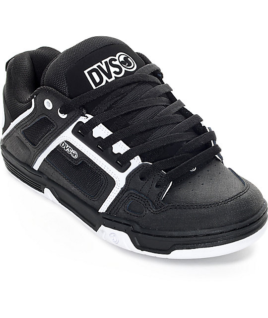 DVS Comanche Black, White, and Gunny Skate Shoes | Zumiez