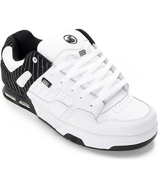 DVS Enduro Heir White & Black Skate Shoes | Zumiez