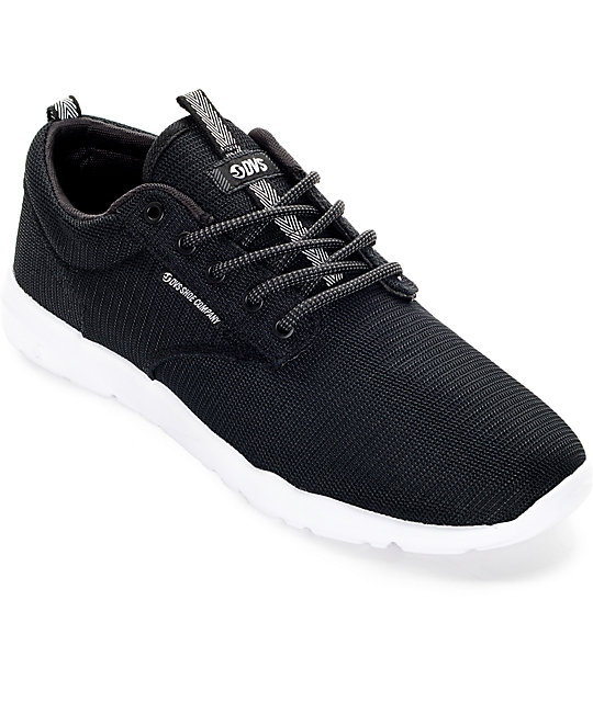 DVS Premier 2.0 Black and White Mesh Shoes | Zumiez