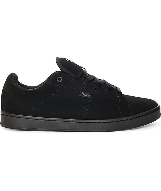 DVS Revival 2 Black Nubuck Skate Shoes | Zumiez