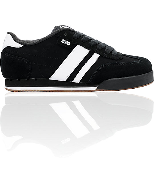 DVS Shoes Milan Black & White Skate Shoes | Zumiez