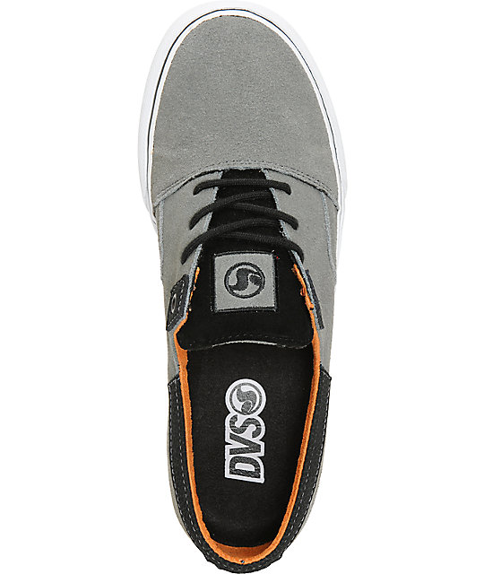 DVS Torey 2 Grey Suede Skate Shoes Zumiez