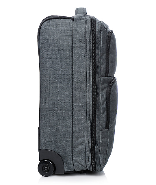 Dakine Carbon Grey Carry On Roller Bag Zumiez Dakine Carbon Grey Carry On Roller Bag