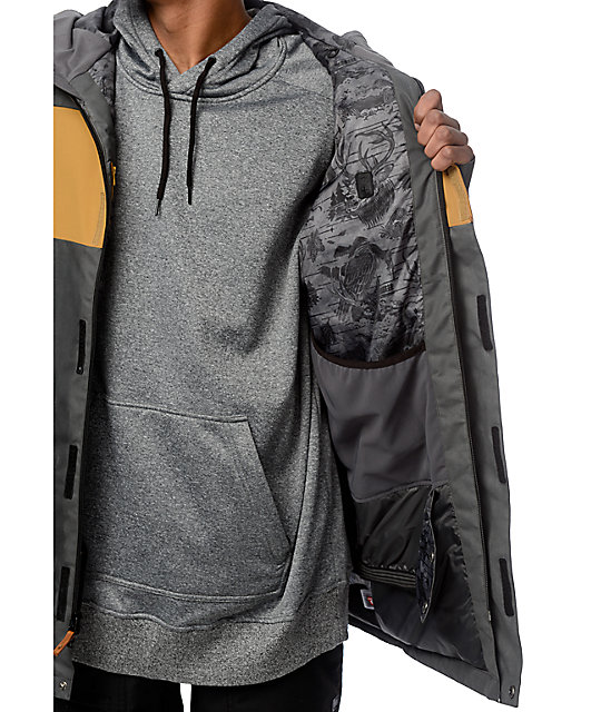 Snowboard Dakine Jacket 10K Elsman Black Zumiez 7wwqH1v
