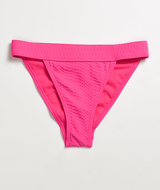 bright pink bikini bottoms