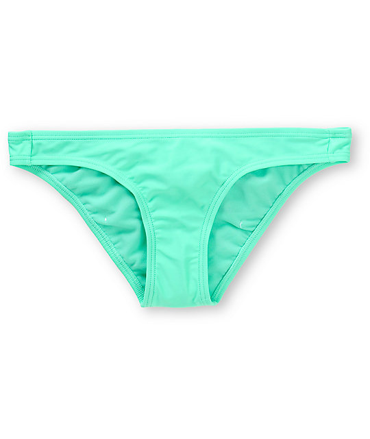 mint green bikini bottoms