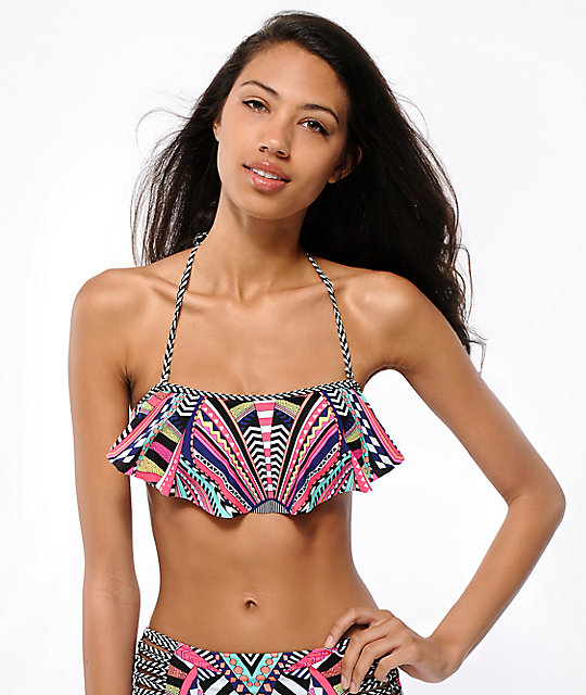 flounce top bikini