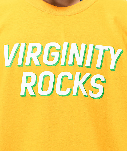 Danny Duncan Virginity Rocks Yellow T Shirt Zumiez