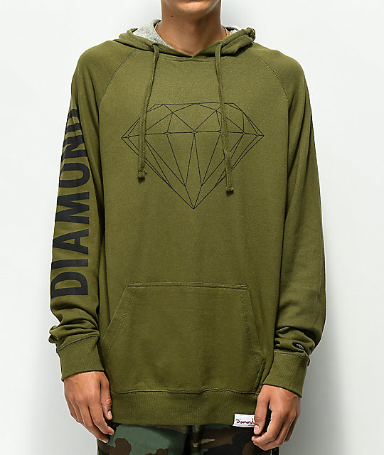 sudadera verde militar