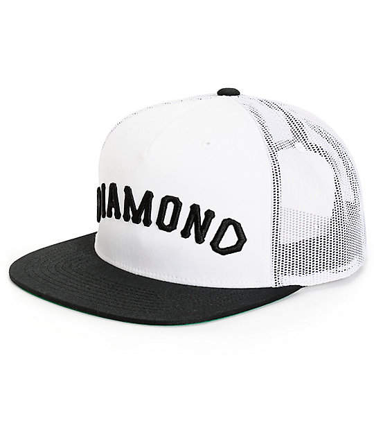 diamond trucker hat