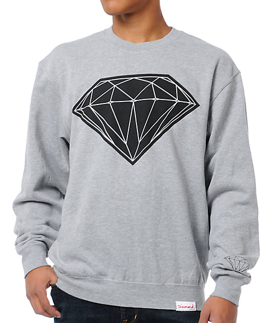 grey diamond sweatshirt