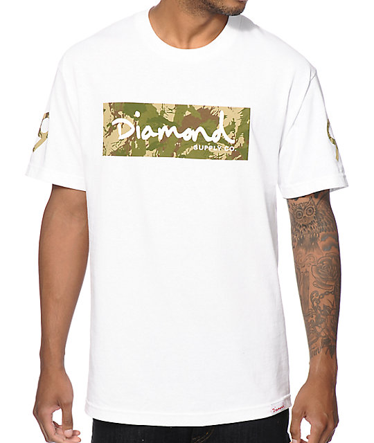 diamond supply co camo shirt