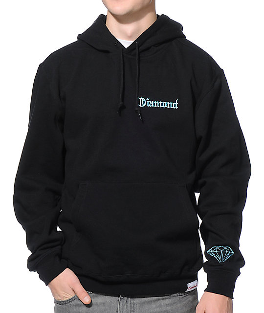 Diamond Supply Co Diamond 4 Life Black Pullover Hoodie | Zumiez