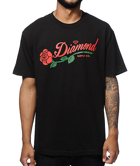 Diamond Supply Co La Rosa T-Shirt | Zumiez