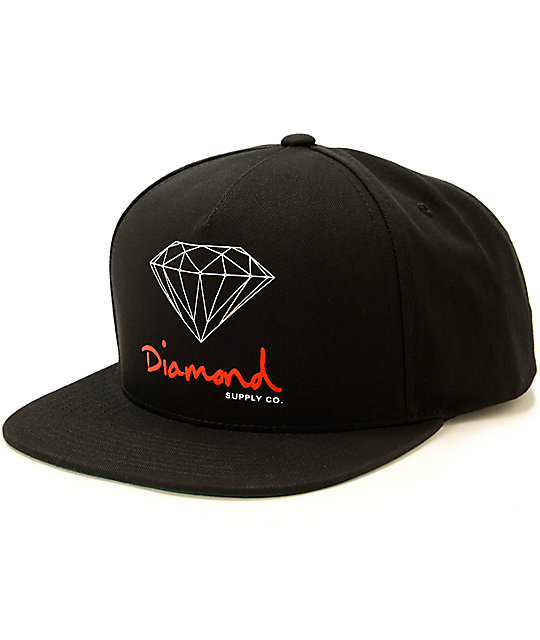 Diamond Supply Co OG Logo Snapback Hat 