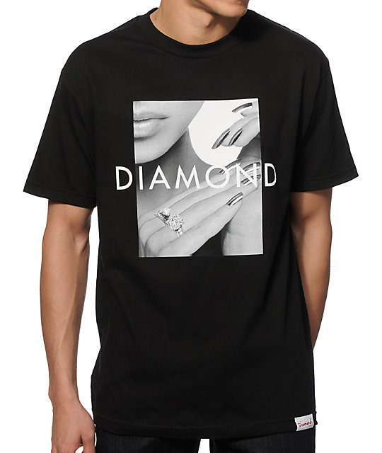 diamond supply co girl shirt