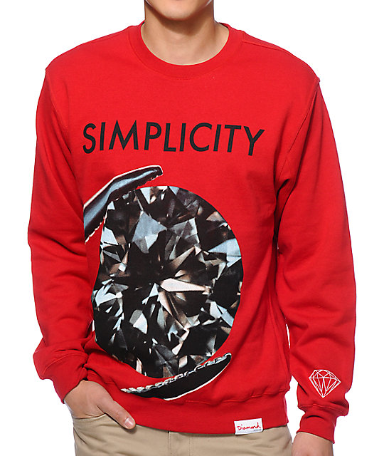 red diamond supply crewneck