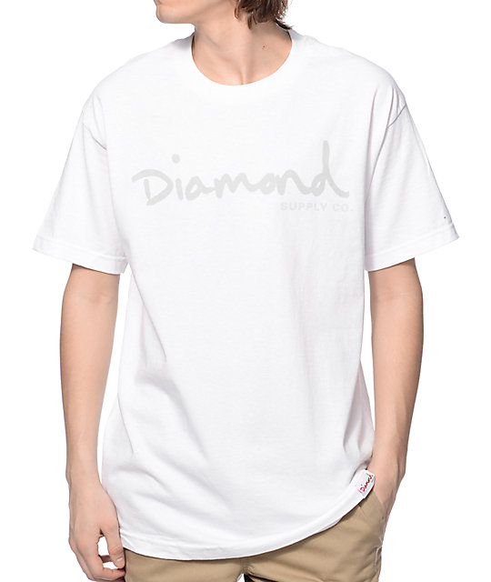 white diamond supply shirt