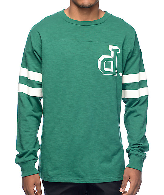 Diamond Supply Co Un-Polo Green Football Long Sleeve T-Shirt | Zumiez