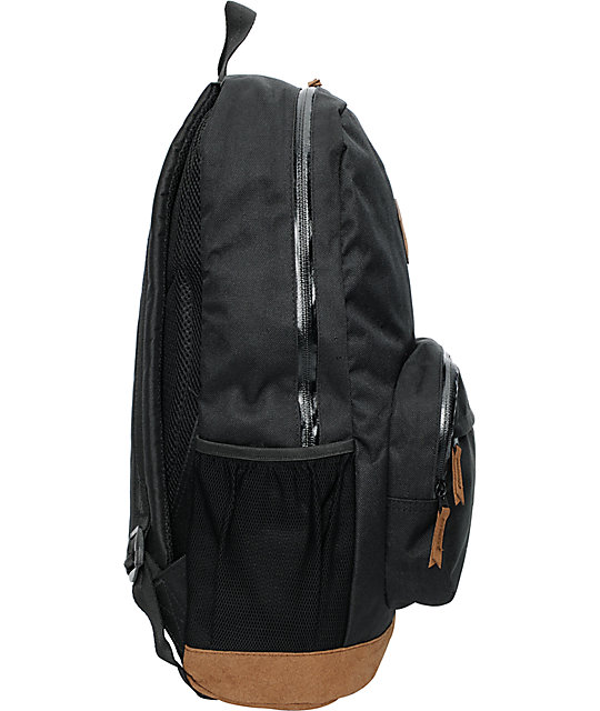 DIAMOND SUPPLY CO LIFE BACKPACK SKATEBOARDING SCHOOL BAG BLACK