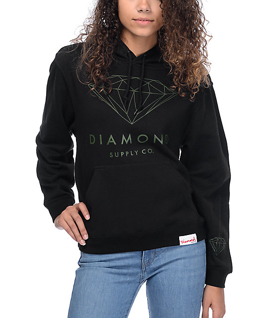 womens diamond supply hoodie