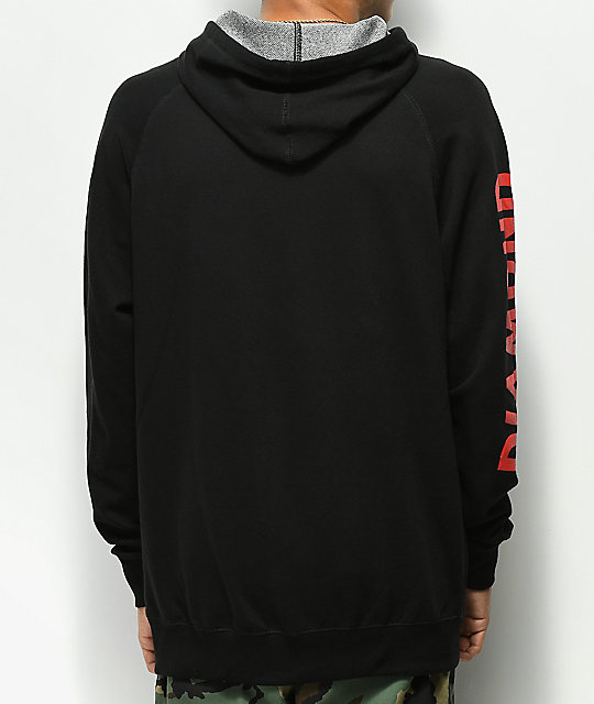 diamond supply zip up hoodie