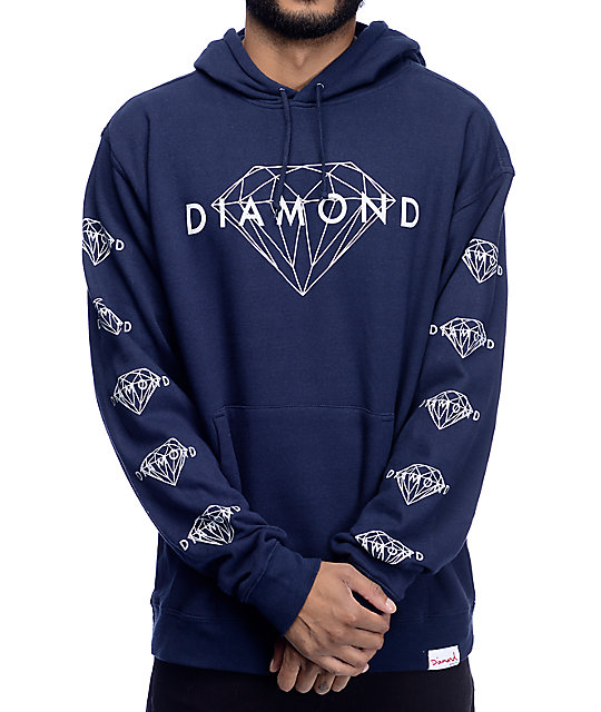 Diamond Supply Co Mens Brilliant Pullover Hoodie