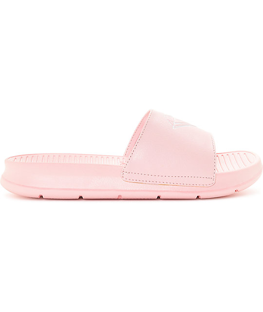 Diamond Supply Co. Fairfax Dusty Pink Slide Sandals | Zumiez