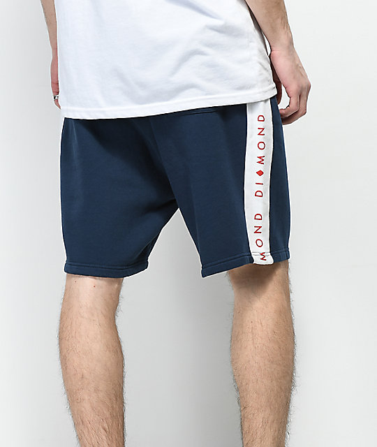 navy sweat shorts