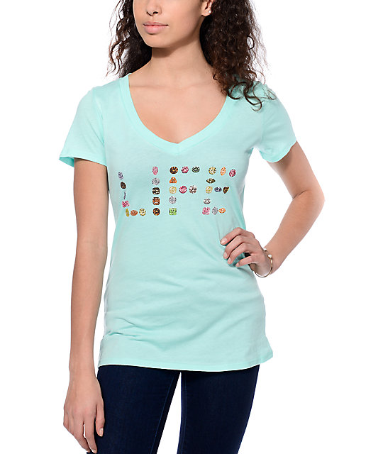 camiseta escote v