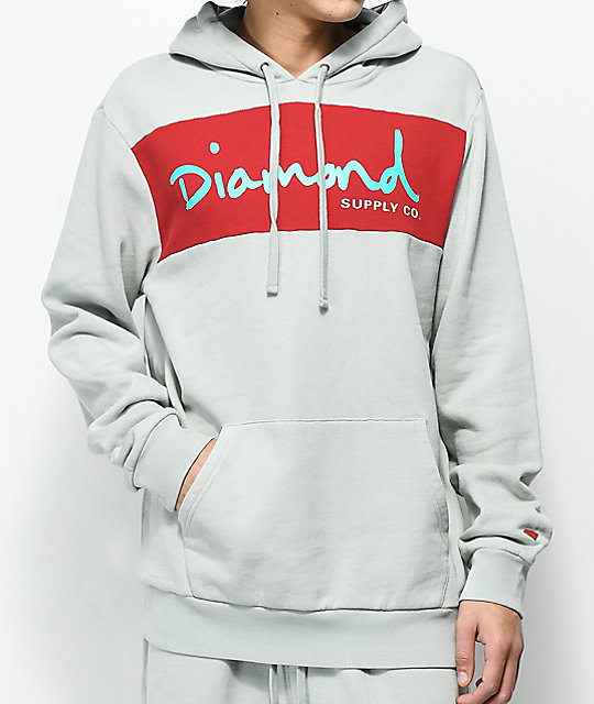 diamond supply og script hoodie