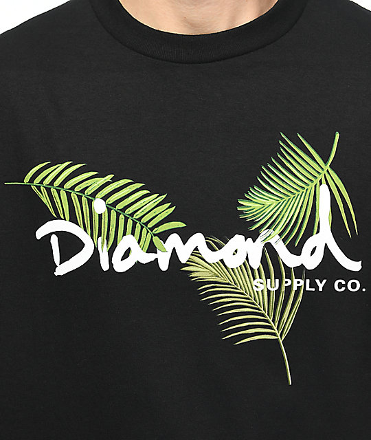 New Men/'s Diamond Supply Co Paradise Logo Script Fashion Crew Neck T-shirts