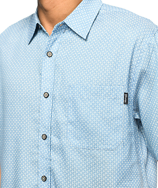 diamond button up shirt