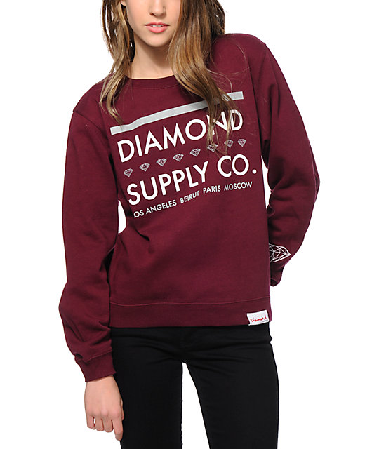 Diamond Supply Co. Roots Crew Neck Sweatshirt | Zumiez