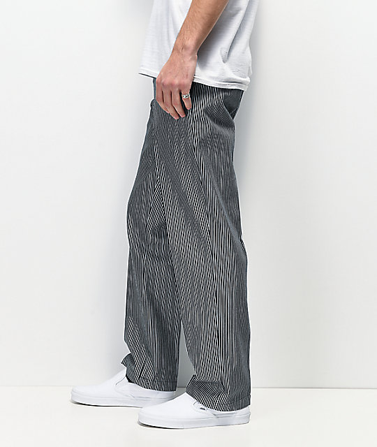 dickies slim stripe work pant