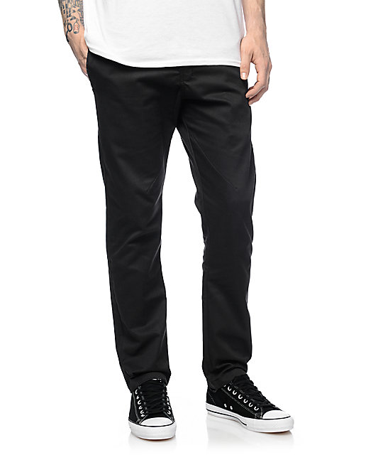 Dickies 67 Black Twill Dropped Taper Fit Pants | Zumiez