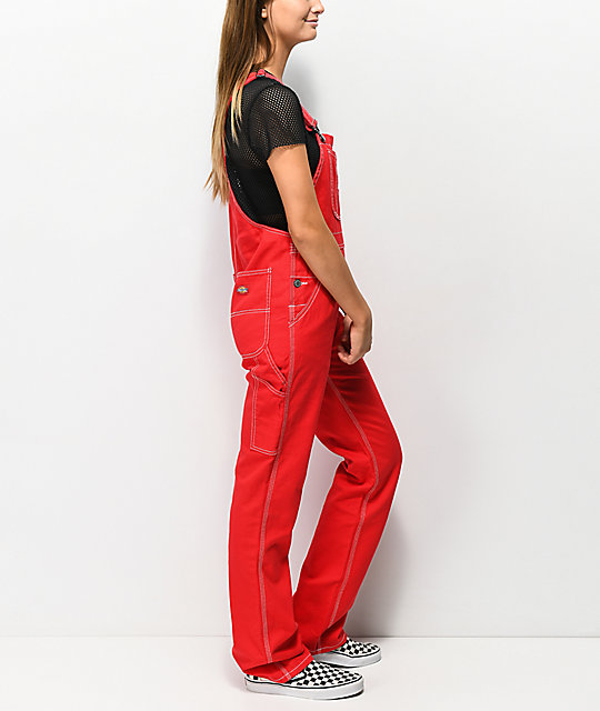 red dickie jumpsuit