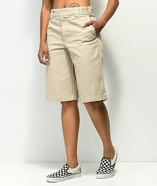 khaki shorts for work