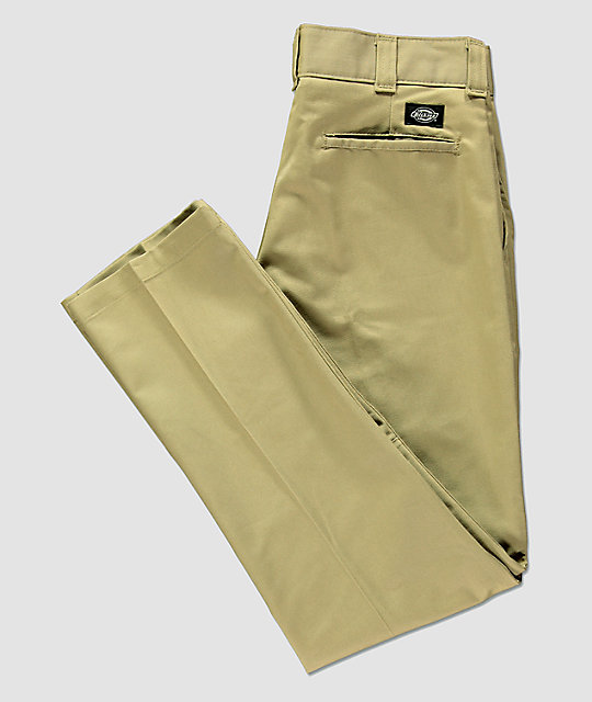 Dickies Pantalones De Trabajo Caqui Con Rodillas Reforzadas Zumiez