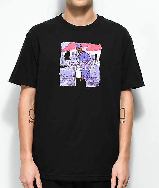 Dipset x Yung Lenox Purple Haze Black T-Shirt | Zumiez