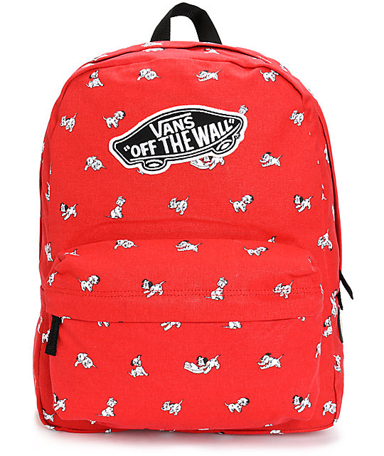 red vans backpack