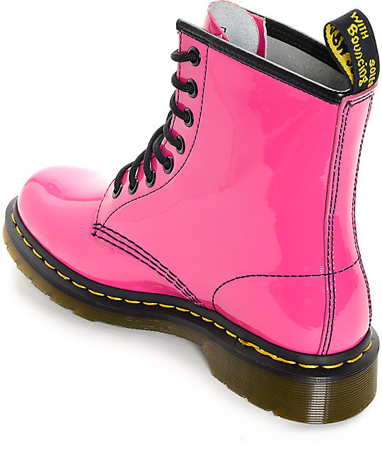 hot pink dr martens