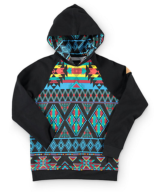 dravus aztec hoodie